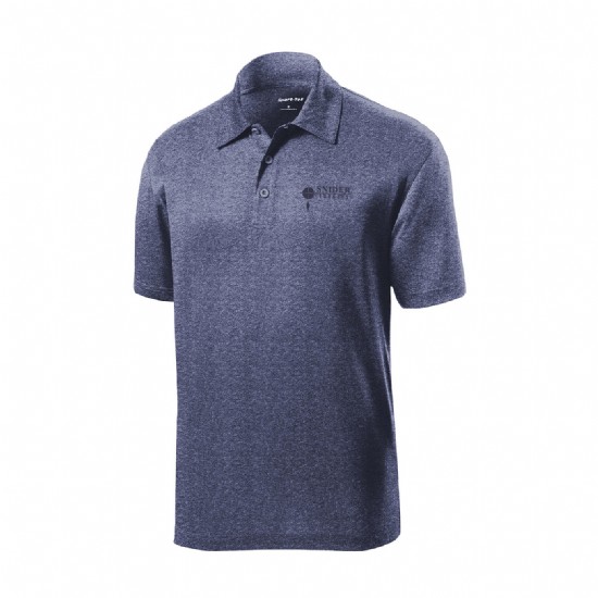 Sport-TeK Heather Contender Polo #14