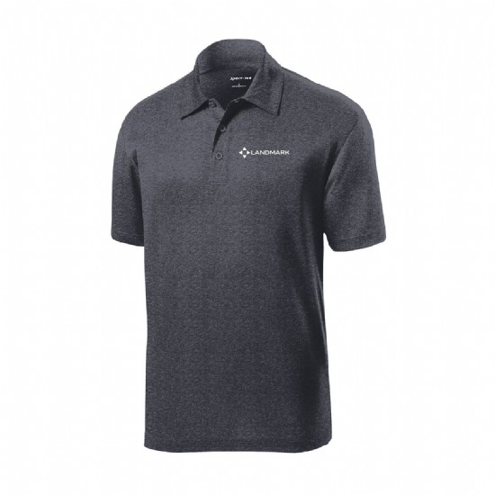 Sport-TeK Heather Contender Polo #8