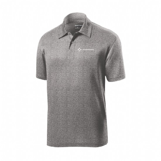 Sport-TeK Heather Contender Polo #9