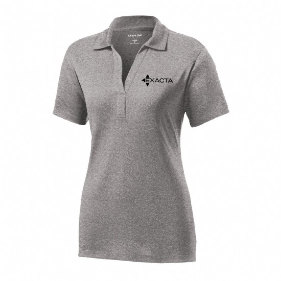Sport-Tek Ladies Heather Contender Polo #3