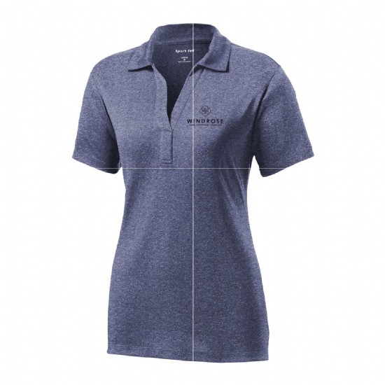 Sport-Tek Ladies Heather Contender Polo #4