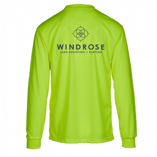 Hi-Viz Moisture Wicking Long Sleeve T-shirt #3