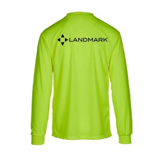 Hi-Viz Moisture Wicking Long Sleeve T-shirt #5