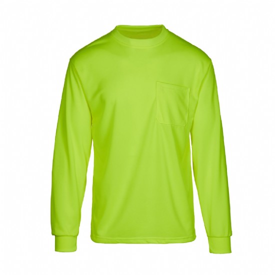 Hi-Viz Moisture Wicking Long Sleeve T-shirt #6