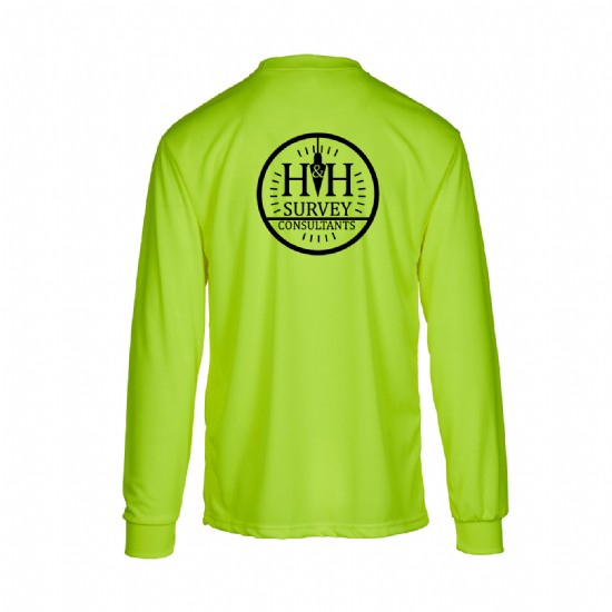 Hi-Viz Moisture Wicking Long Sleeve T-shirt #7