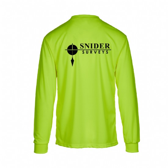 Hi-Viz Moisture Wicking Long Sleeve T-shirt #9
