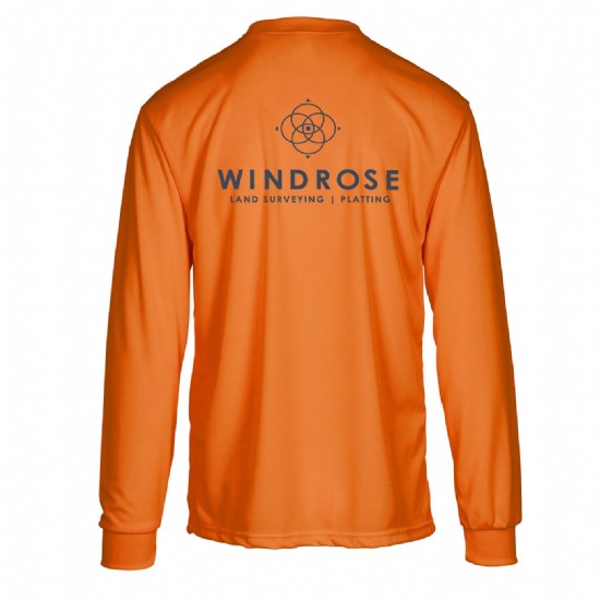 Hi-Viz Moisture Wicking Long Sleeve T-shirt #3