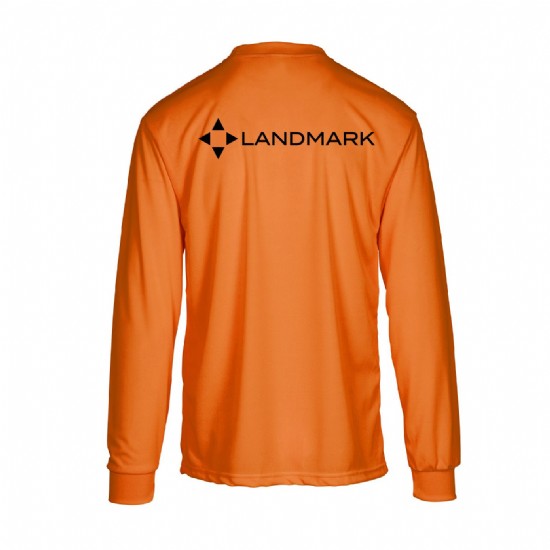 Hi-Viz Moisture Wicking Long Sleeve T-shirt #5