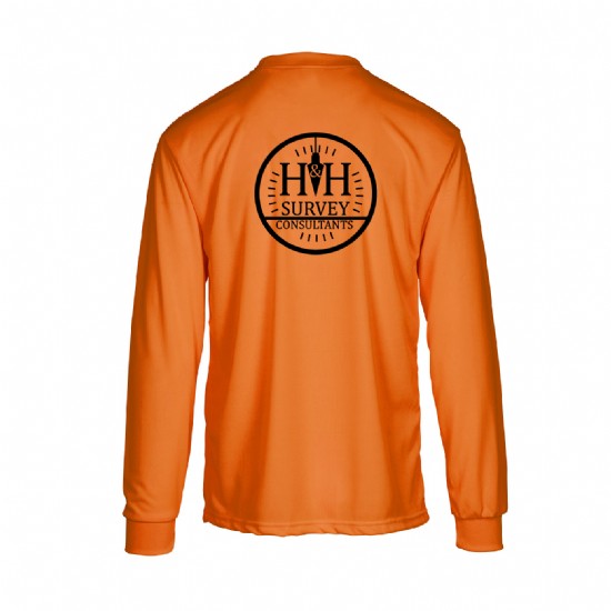 Hi-Viz Moisture Wicking Long Sleeve T-shirt #7