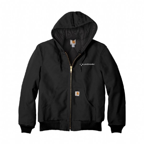 Carhartt Quilted-Flannel-Lined Duck Active Jacket #5