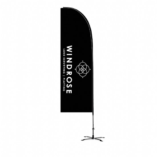 9ft Standard Advertising Flag-Concave #2