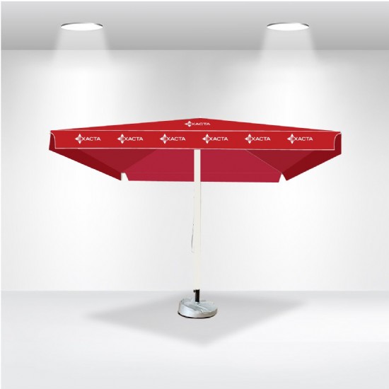 9.8ft x 9ft Square Market Umbrella with Valances