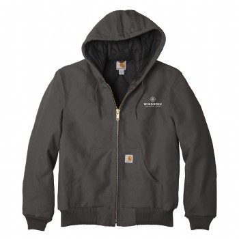 Carhartt Quilted-Flannel-Lined Duck Active Jacket